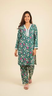 Verdant Bloom Co-ord Set FRONT